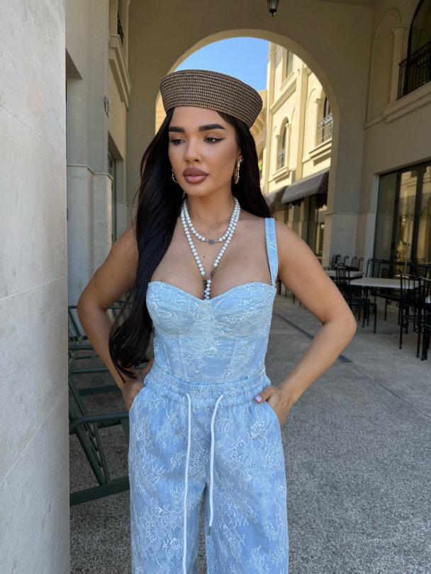 Top Denizzas Light Blue