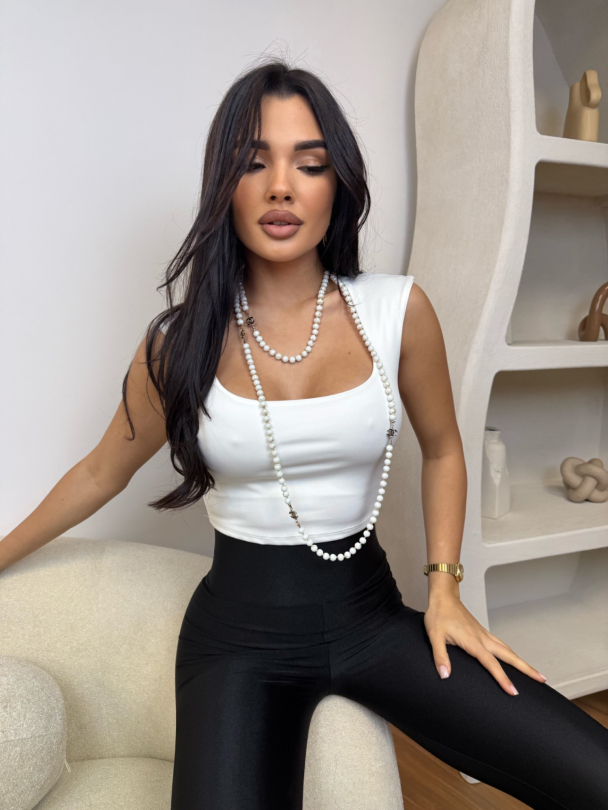 Top Fabia Short White