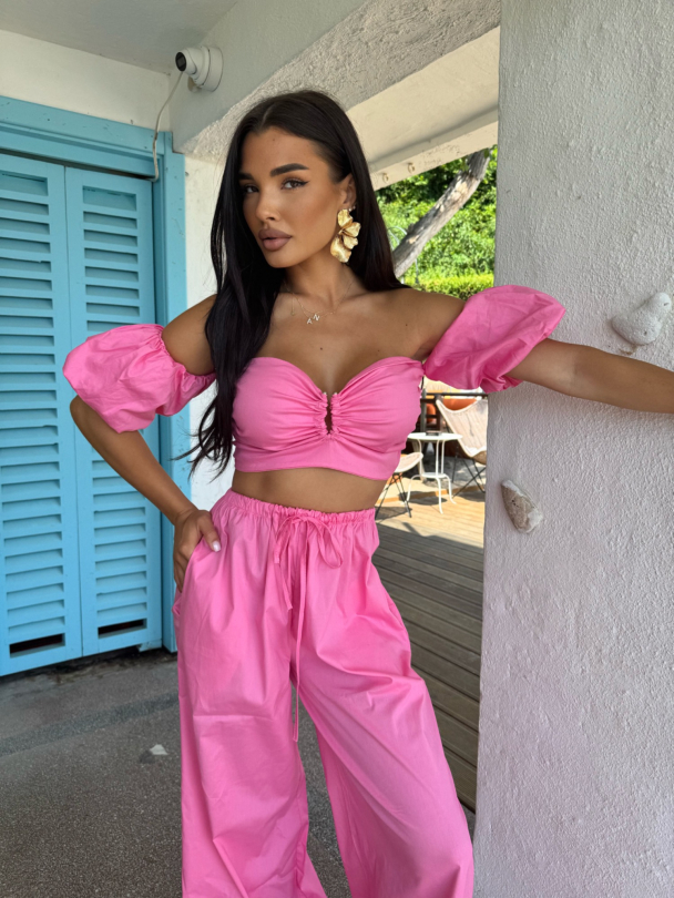 Top Marbella Mist Candy Pink