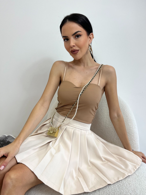 Top Second Skin Mocha Mousse