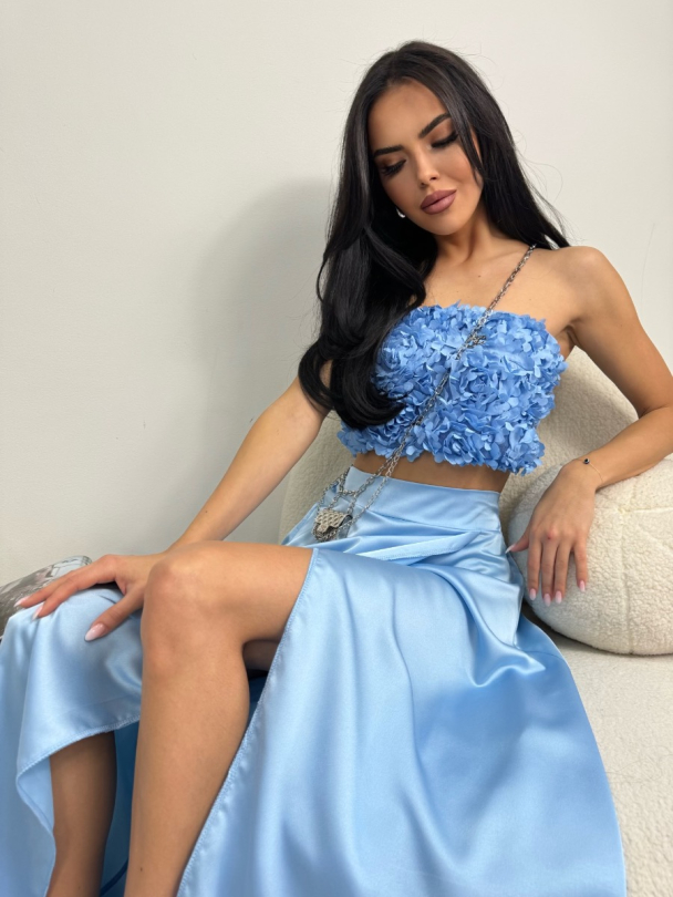 Top Slavea Light Blue