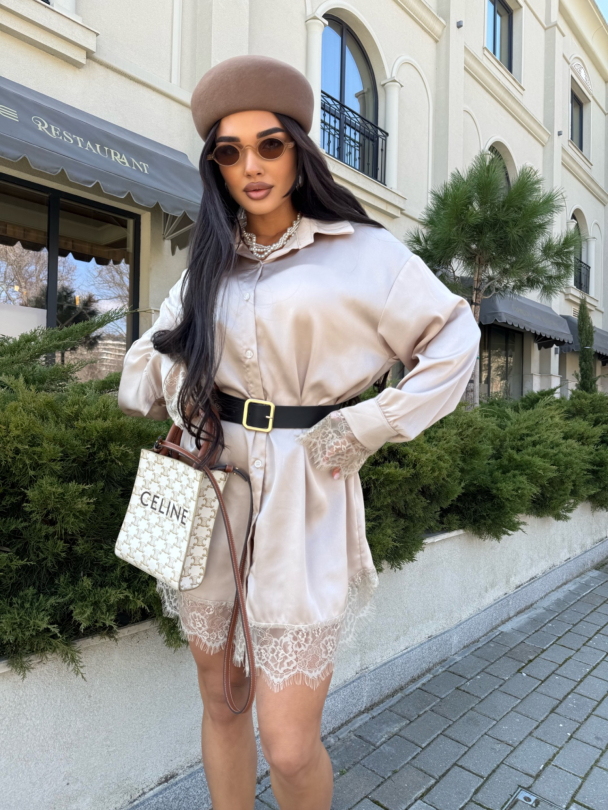 Tunică cu curea Layza Golden Hour