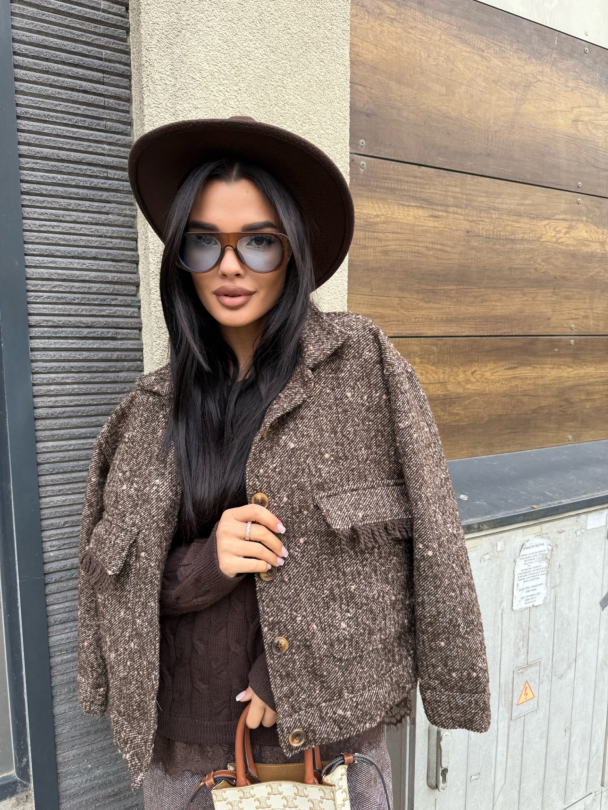 Jachetă Celiane Brownie