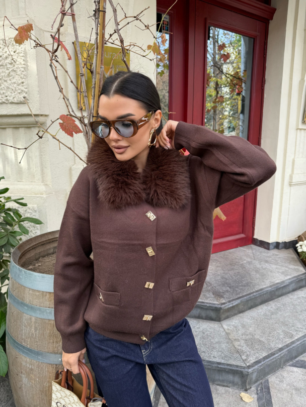 Cardigan Isara Chocolate