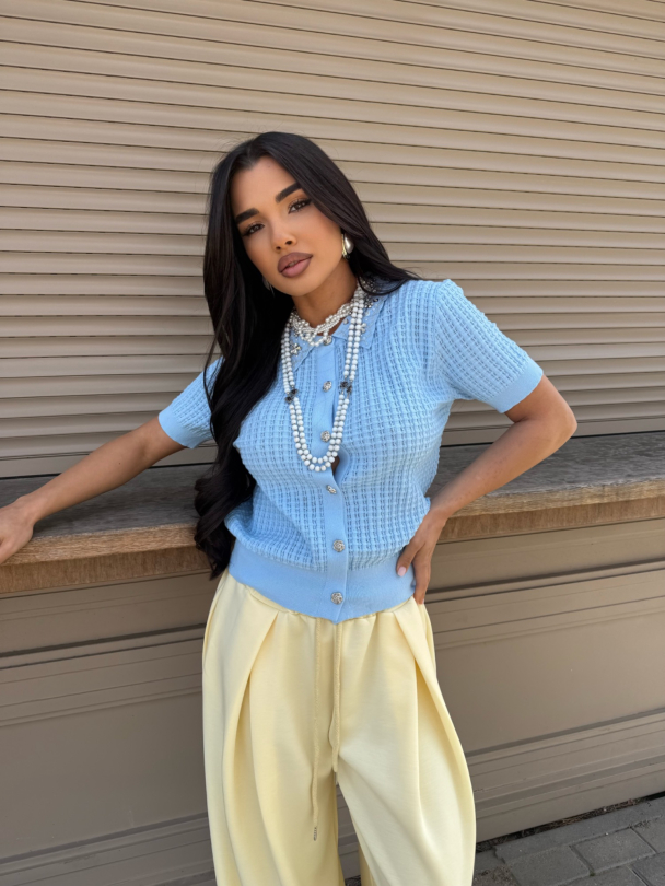 Cardigan Mahy Baby Blue