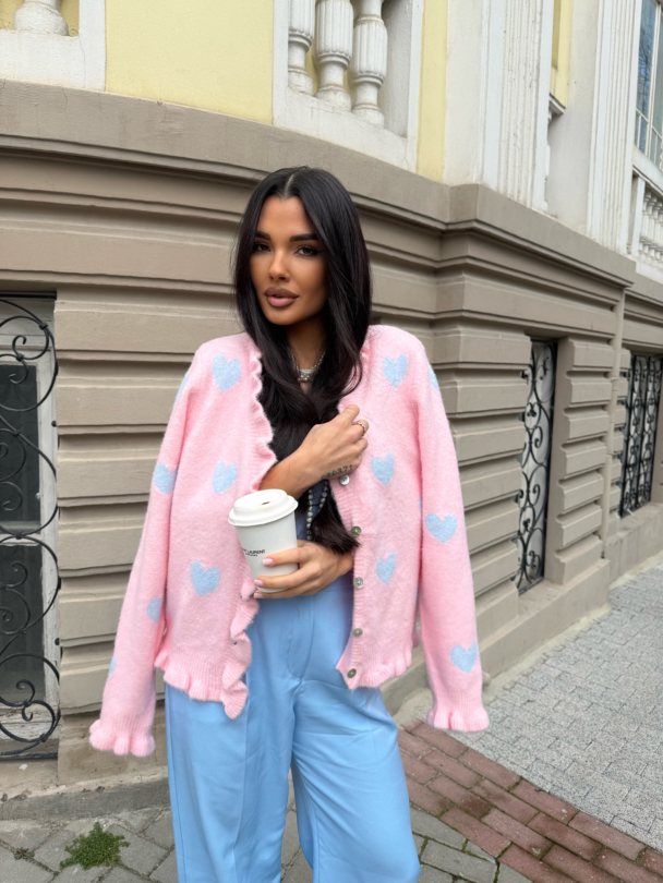 Cardigan Velora Pinky